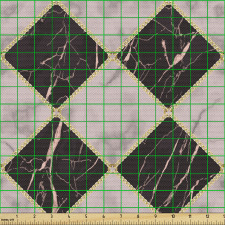Geometrik Parça Kumaş Mermer Görünümlü Damalı Karolu Motifler