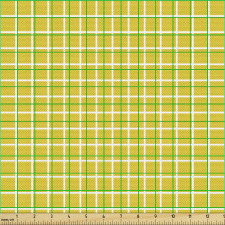 Minimal Parça Kumaş Geometrik ve Simetrik Stilde Kareli Desen