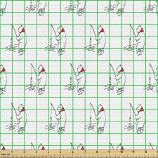 Karikatür Parça Kumaş Balık Tutan Kutup Ayısı Devamlı Çizimi