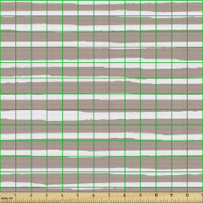 Soyut Parça Kumaş Tekrar Eden Yatay Şeritler Sulu Boya Çizimi