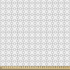 Geometrik Parça Kumaş Sade Minimal Basit Yuvarlak Şekiller 