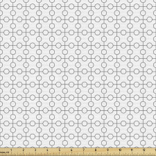 Geometrik Parça Kumaş Sade Minimal Basit Yuvarlak Şekiller 