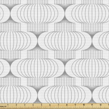 Geometrik Parça Kumaş Minimalist İnce Çizgi Şeklinde Geoitler