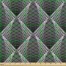 Fütüristik Parça Kumaş Kesişen İnce Çizgiler ile Üçgen Deseni
