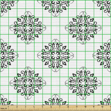 Çiçek Parça Kumaş Geometrik Simetrik Klasik Süsleme Motifleri
