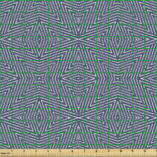 Soyut Parça Kumaş Modern Optikal İlzüyon Çizgileri Geometrik