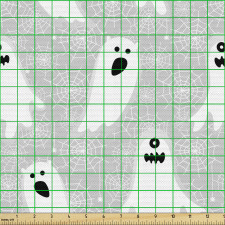 Cadılar Bayramı Parça Kumaş Sevimli Hayaletler Örümcek Ağları