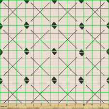 Üçgen Parça Kumaş Sade Fon Üzerine Geometrik Şekiller Çizimi