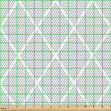 Geometrik Parça Kumaş Tekrarlanan Soyut Tarzda Elmas Desen