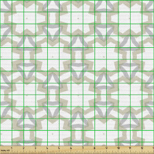 Geometrik Parça Kumaş Orta Doğu Mimarisi İlhamlı Soyut Dizayn