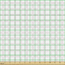 Sade Parça Kumaş Tek Renk Tekrarlı Kareler Deseni Basit Konsept