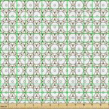 Soyut Parça Kumaş Geometrik Tasarım Ortak Merkezli Daireler