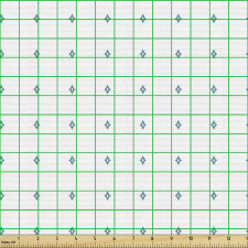 Geometrik Parça Kumaş Sanatsal Minik Süsleme