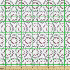 Geometrik Parça Kumaş Altıgen Süslemeli Desen