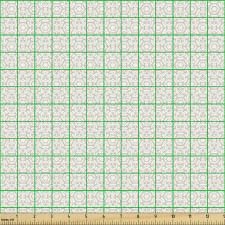 Geometrik Parça Kumaş Küçük Dairesel Monokrom Modern Elementler