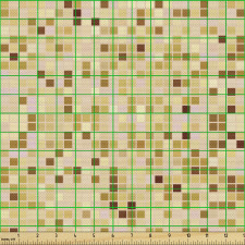 Geometrik Parça Kumaş Piksel Görünümlü Desen