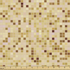 Geometrik Parça Kumaş Piksel Görünümlü Desen