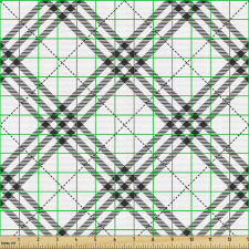 Çizgili Parça Kumaş Ekose Temalı