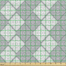 Geleneksel Parça Kumaş Duvar Kağıdı Temalı Geometrik Mozaik