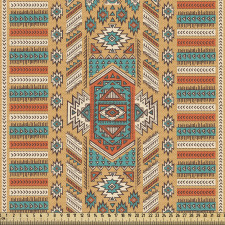 Tribal Parça Kumaş Etnik Kilim Motifli