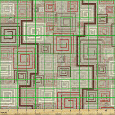 Soyut Parça Kumaş Geometrik Labirent