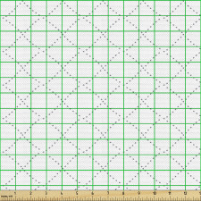 Geometrik Parça Kumaş Noktalı Dörtgenler