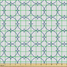 Soyut Parça Kumaş Tekrar Eden Mavi Desen