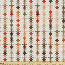 Geometrik Parça Kumaş Eşkenar Dörtgenli Bulanık İllüstrasyon