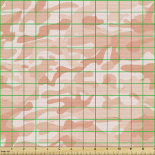 Asker Parça Kumaş Pastel Tonlarda Kamuflaj Desenli İllüstrasyon
