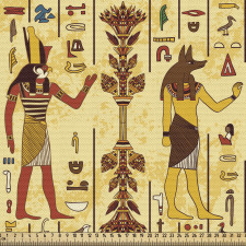 Mısır Parça Kumaş Eski Antik Medeniyete Kültürel Semboller