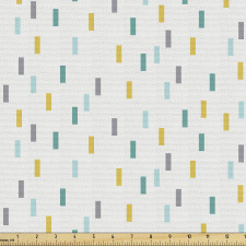 Geometrik Parça Kumaş Düz Sade Zeminde Kısa Çizgili Görsel