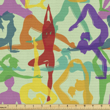 Yoga  Parça Kumaş Esneme Pozisyonları Ruhani Yolculuk Olumlama 