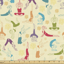 Yoga Parça Kumaş Sporcu Kadın Rahatlama Egzersiz Pozitif Hayat