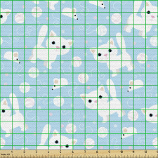 Hayvanlar Parça Kumaş Tekrarlanan Kedi Yumak ve Fare Resimleri