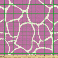 Hayvan Parça Kumaş Zürafa Vücudu Desenli Pembemsi Duvar Kağıdı