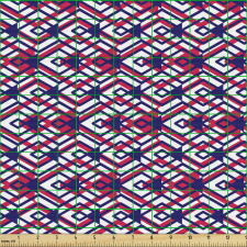 Geometrik Parça Kumaş Eşkenar Dörtgenli Dokuma Duvar Kağıdı