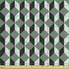 Geometrik Parça Kumaş Üç Boyutlu Küplerden Oluşan Duvar Kağıdı