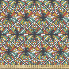 Geometrik Parça Kumaş Mozaik Desenli Süslemeli Duvar Kağıdı