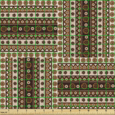 Geometrik Parça Kumaş Afrikan Stilli Etnik Detaylı Duvar Kağıdı