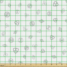 Minimal Parça Kumaş Dijital Para Birimleri Tekrarlı Görsel