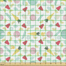 Besin Parça Kumaş Sağlıklı Yiyecekler Deseni Örüntülü Görsel