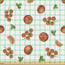 Yemek Parça Kumaş Düz Zemin Üzerine Kırmızı Lezzetli Domatesler