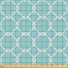 Geometrik Parça Kumaş Modern Sanatsal Zincir Gibi Bağlı Model