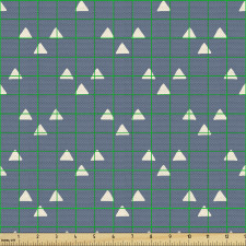 Geometrik Parça Kumaş Bir Arada Duran Minimal Üçgen Grupları