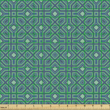 Geometrik Parça Kumaş Minimal Teknolojik Tarzda Tekrarlı Desen