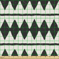 Geometrik Parça Kumaş Etnik Havası Olan Soyut Çizim Şekiller