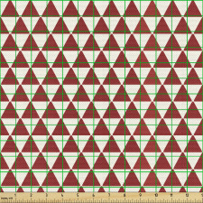 Geometrik Parça Kumaş Aralıksız Üçgen Şekilleri Bir Arada Model