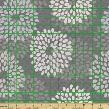 Bitki Parça Kumaş Noktalardan Oluşmuş Çiçeksi Desenli Poster