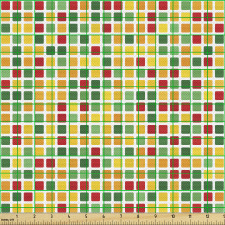Kareli Parça Kumaş Çoklu Minik Dörtgenlerden Oluşmuş Görsel