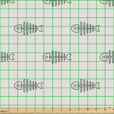 Balık Parça Kumaş Denizde Yaşayan Canlı Kılçıkları Tekrarlı